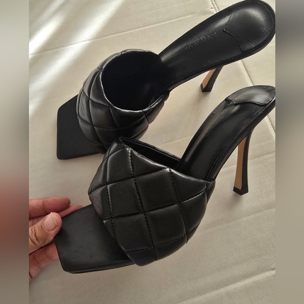 Tony Bianco Betty High Heel Sandals Size 10 In Black